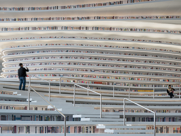 هذه المكتبة الخارِقة تتسع لـ1,2 مليون كتاب